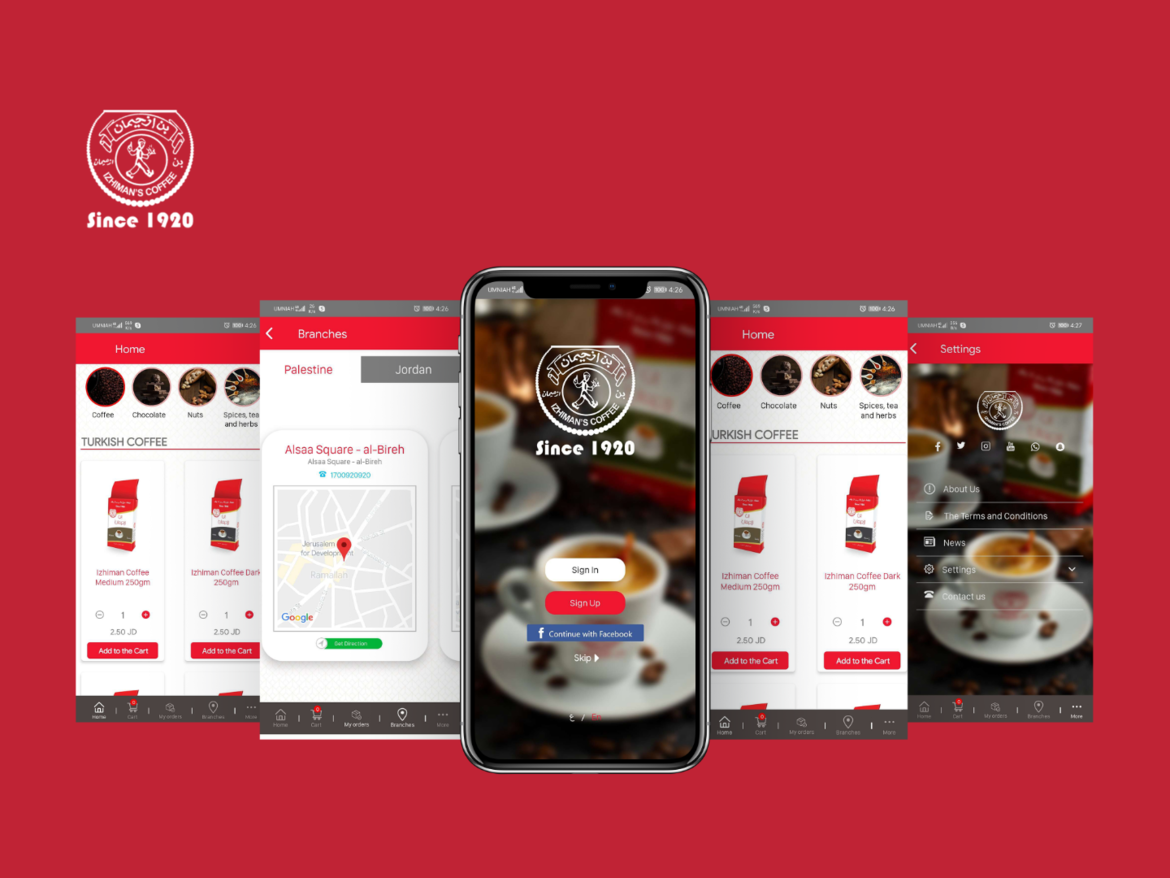 Izhiman Application mobile development in Amman